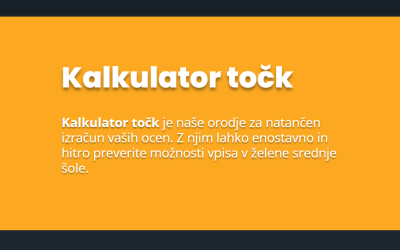 Kalkulator točk